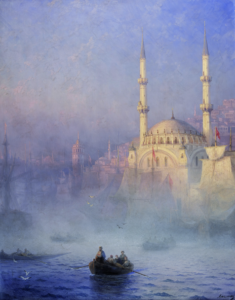 Constantinople La Mosquée De Top Kahné AÏVAZOVSKI 1884