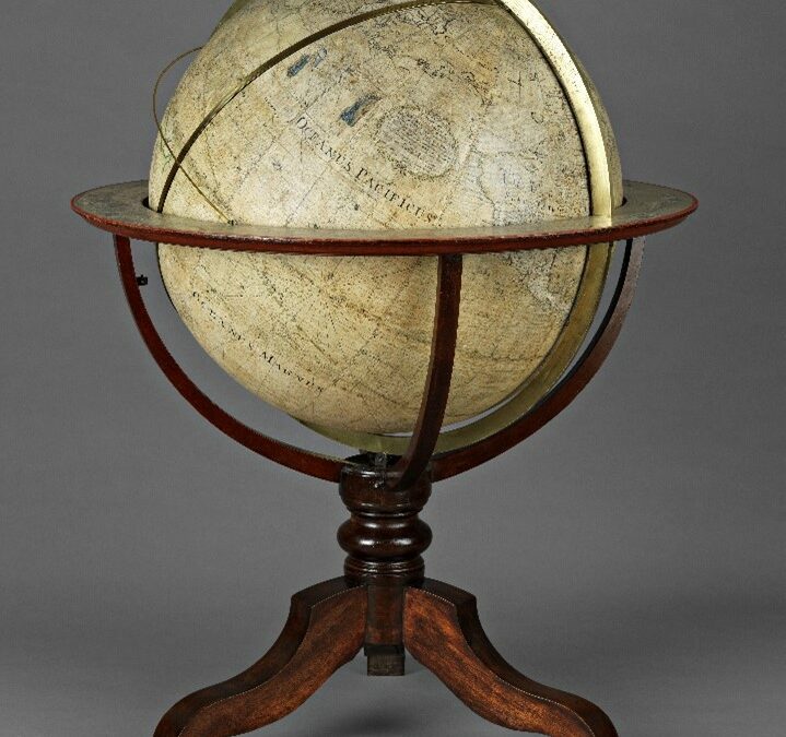 Globe terrestre de Georges Adams