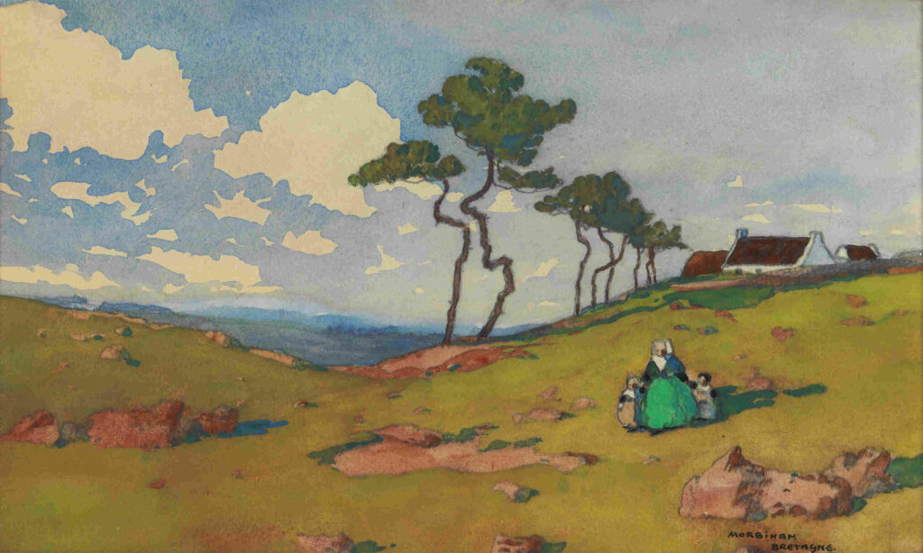Ernest Guérin (1887-1952), peintre et enlumineur breton. Une collection privée