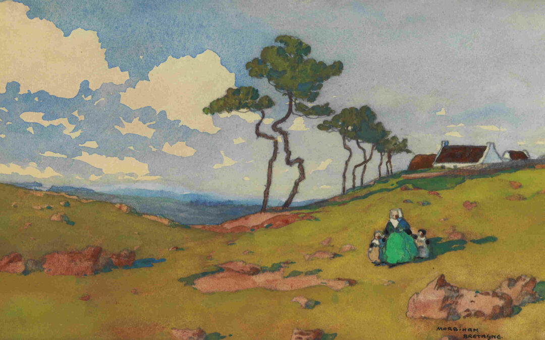 Ernest Guérin (1887-1952), peintre et enlumineur breton. Une collection privée
