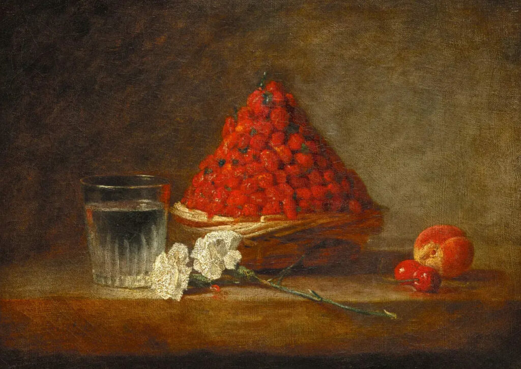 Le “Panier de fraises” de Chardin exposé