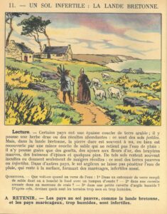 Mon Premier Livre De Géographie Delagrave 1951 Collection MERB LES LANDES BRETONNES