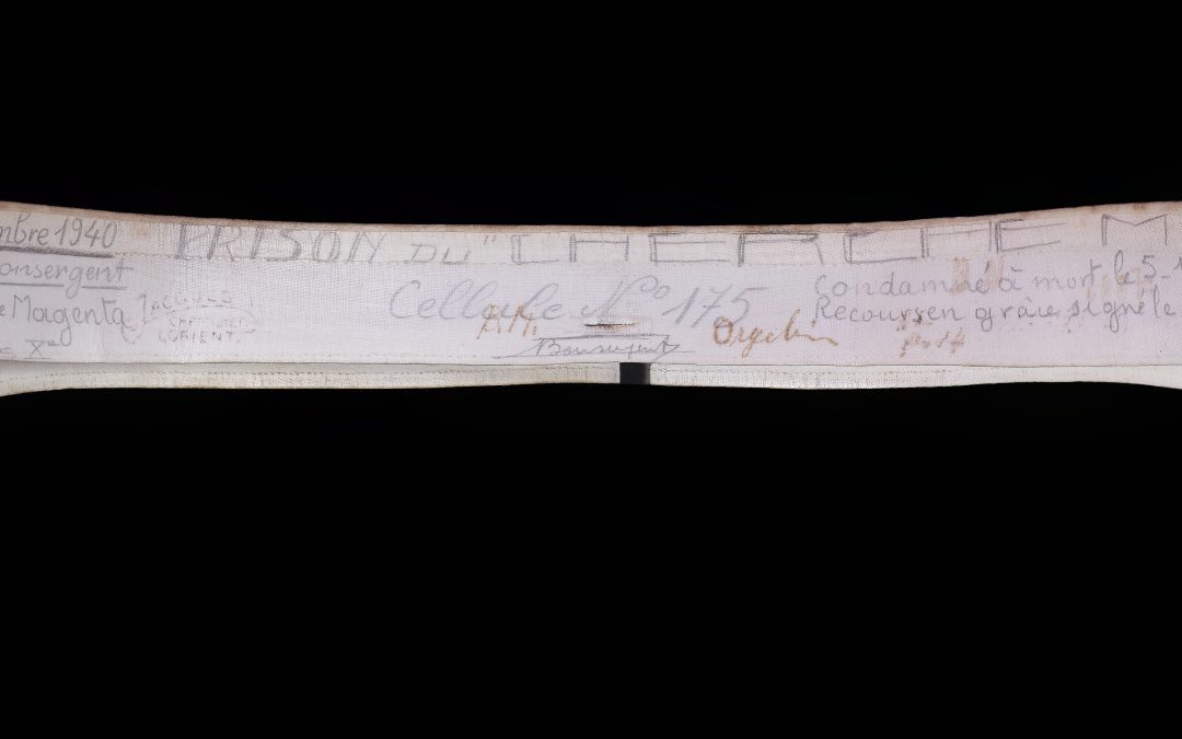 Col de chemise amovible porté par Jacques Bonsergent