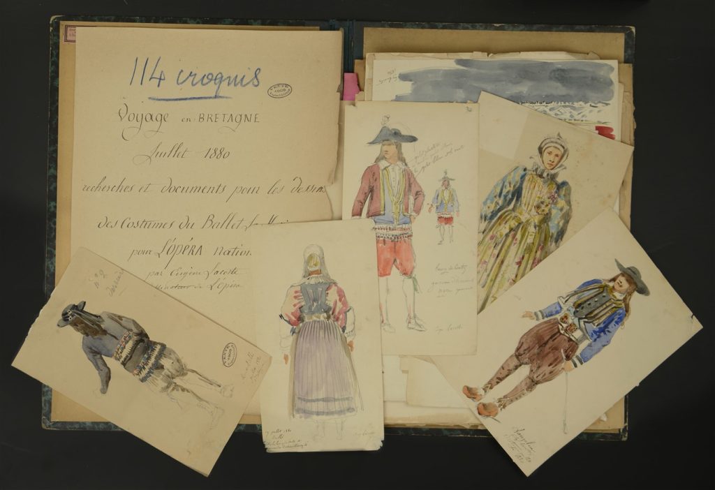 Carnet de dessins d'Eugène Lacoste