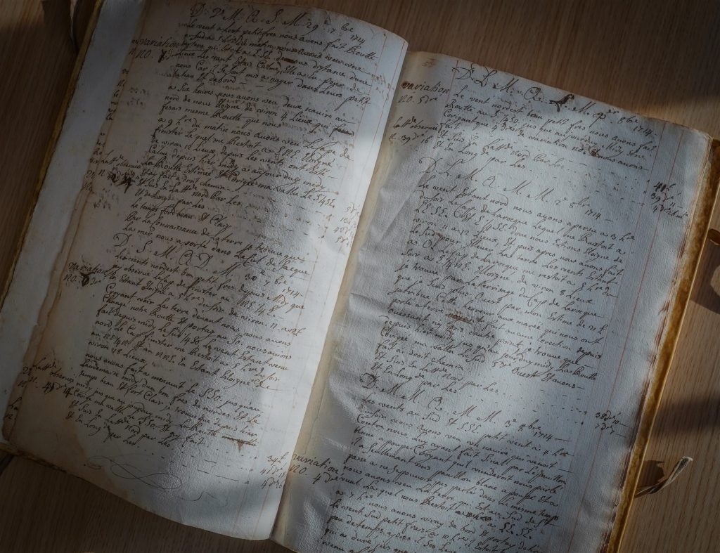 Journal de bord du Grand Dauphin . Ville de Saint-Malo. 