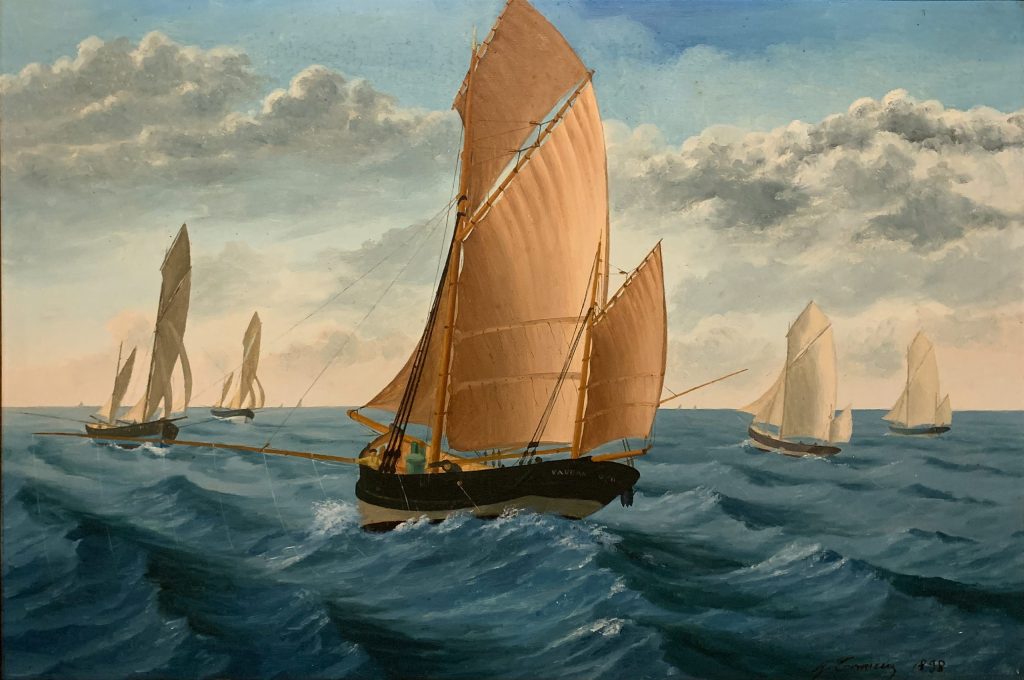 Quand un thonier peint la pêche à Groix